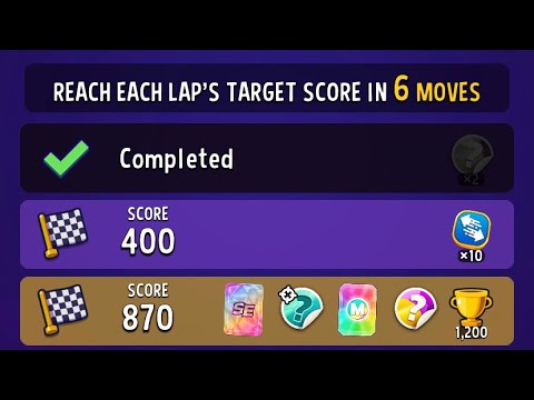 Видео: Прохождение Solo Challenge Score Rally Color Crush 870 | Match Masters