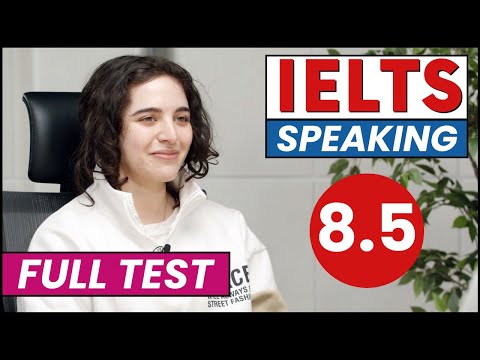 Видео: Пробный тест IELTS Speaking Band 8.5 | Студент из Италии