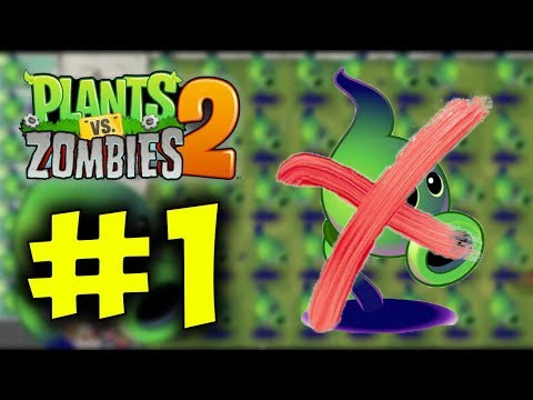 Видео: Прохождение Plants vs Zombies 2 - Часть 1. Не успел открыть Shadow Peashooter (Теневой горохомет)
