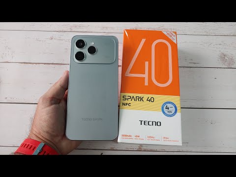 Видео: Tecno Spark 40 8/256Gb Распаковка и Первое Знакомство
