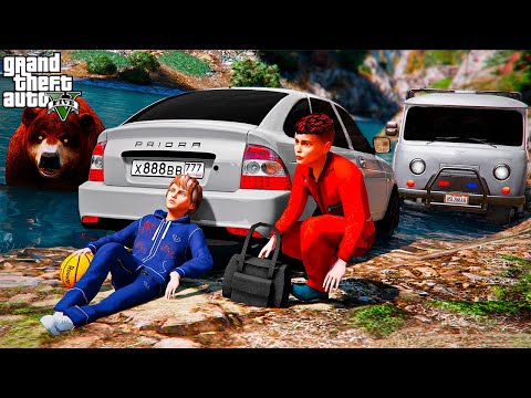 Видео: ВИТЯ ОПЕР ПРОПАЛ В ЛЕСУ! НЕУДАЧНАЯ ОХОТА ВИТИ! НА НЕГО НАПАЛ МЕДВЕДЬ! ОН РАНЕН! ШКОЛЬНЫЕ БУДНИ ГТА 5