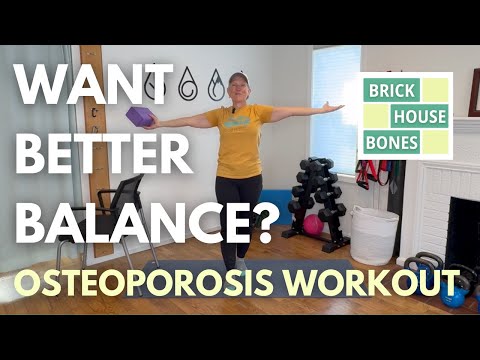 Видео: 20-минутные динамические упражнения на баланс для укрепления костей