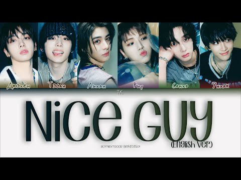 Видео: BOYNEXTDOOR Nice Guy (English Ver.) [ПЕРЕВОД НА РУССКИЙ Color Coded Lyrics]