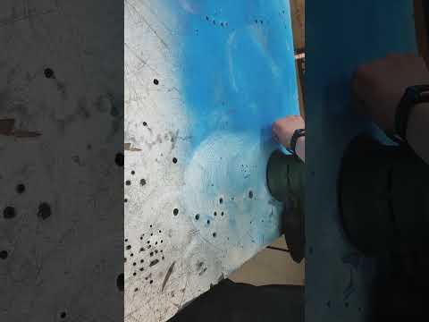 Видео: тест шлифмашинки DWT EX 03-125DV. С эксцентриком = 1