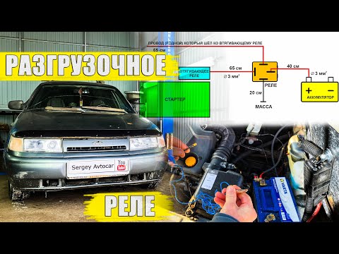Видео: ЩЕЛЧОК И НЕТ ЗАПУСКА ДВИГАТЕЛЯ, УСТАНОВКА РАЗГРУЗОЧНОГО РЕЛЕ ДЛЯ СТАРТЕРА.