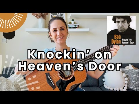 Видео: Knockin on Heaven's Door — Боб Дилан [ИДЕАЛЬНЫЙ урок игры на гитаре для начинающих]