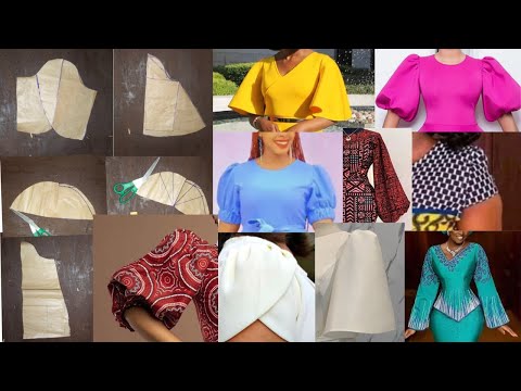 Видео: Как кроить разные типы рукавов для начинающих | Учебное пособие по модным рукавам.