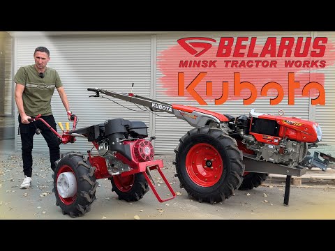 Видео: Мотоблок или трактор? Мотоблок дизельный Kubota Zimani RT140