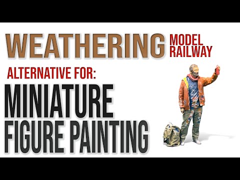 Видео: Покраска фигурок железной дороги маркерами