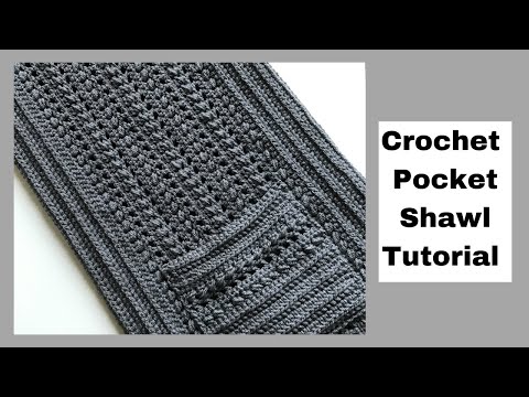 Видео: КАК СВЯЗАТЬ КАРМАННУЮ ШАЛЬ/ШАРФ КРЮЧКОМ ЧАСТЬ 1: Простое пошаговое бесплатное руководство/схема д...