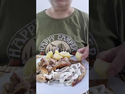 Видео: MUKBANG/АСМР Курица с Картошкой 