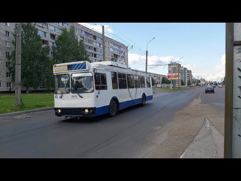 Видео: Троллейбус, маршрут №1 ЗиУ-682Г-016.03 б.43 (Бывший №6535) (21.07.2021) Великий Новгород