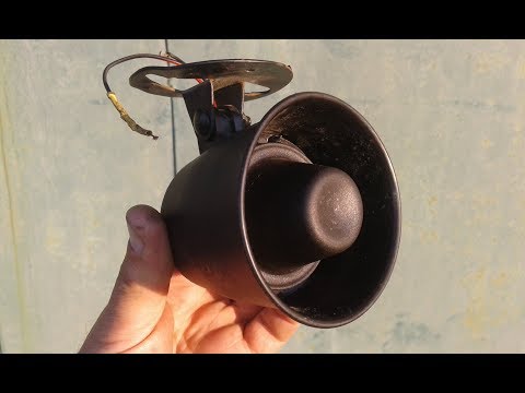 Видео: Ремонт сирены автосигнализации(Repair of siren of autosignaling)