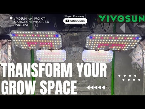 Видео: Распаковка и установка комплекта @Vivosun 4x4 Pro: полное руководство по установке палатки для вы...