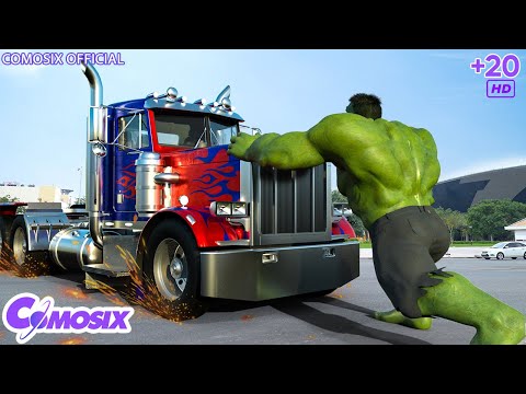 Видео: Трансформеры: Невероятная Эпическая битва Hulk vs. Optimus Prime (Top Motion) - фильм HD.