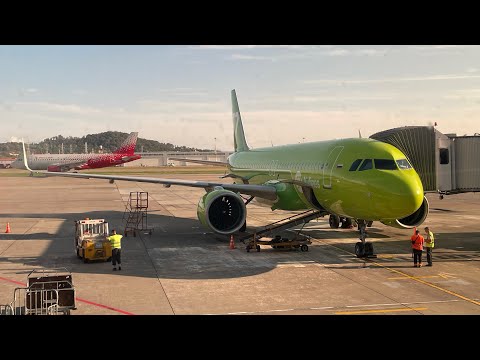 Видео: Перелет Новосибирск - Сочи (Адлер) / А\К S7 airlines / A320neo