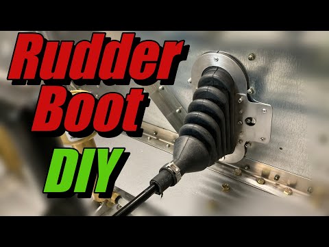 Видео: Чехол руля направления брандмауэра... Сборка Zenith CH 750 CruZer...