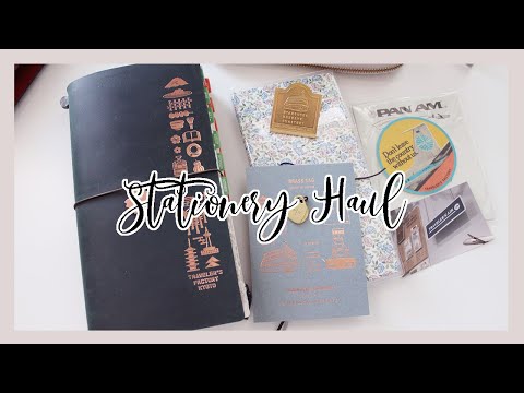 Видео: Распаковка блокнота путешественника из Киото от Traveler's Company | Ана Джолин