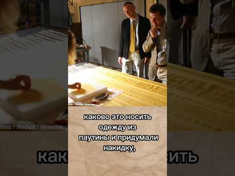 Видео: Одежда из ПАУТИНЫ/ #история #текстиль #историямоды #историятекстиля