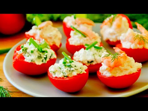 Видео: Улетный Фарш или Каждому по Помидору! Даже Свекровь Удивилась!  Закуска ФАРШИРОВАННЫЕ ПОМИДОРЫ