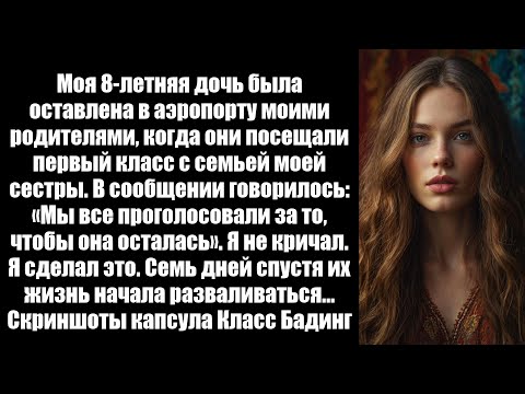 Видео: «Мы все проголосовали за то, чтобы она осталась», — написали родители после того, как бросили мою 8-