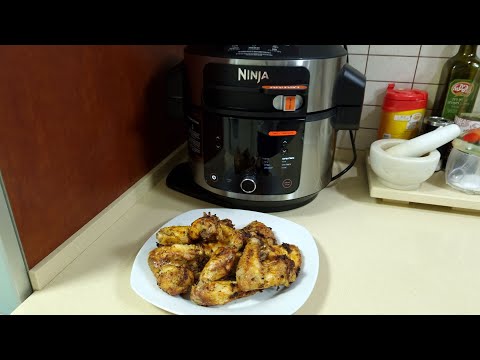 Видео: Ninja SMART LID OL553/Ol550!!Крылышки по Азиатски, в мультиварке Нидзя,на программе Air Crips Steam!