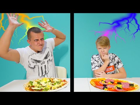 Видео: САША vs ПАПА в ТЕЛЕПАТИЯ ПИЦЦА ЧЕЛЛЕНДЖЕ.