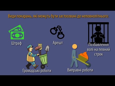 Видео: Кримінальна відповідальність неповнолітніх | Про суд