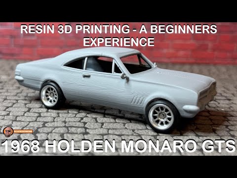 Видео: Мой ранний опыт 3D-печати смолой — Holden Monaro GTS 1968 года