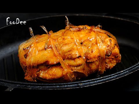 Видео: Вместо колбасы на бутерброды! Очень вкусная холодная закуска из куриного филе