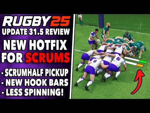 Видео: Обзор обновления RUGBY 25 31.5 — Вышел хотфикс скрамов. Как работают новые скрамы? — Размышления ...