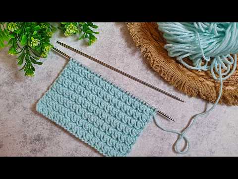 Видео: Я готова применить его для вязания любых изделий. Плотный УЗОР СПИЦАМИ, который всем понравится!