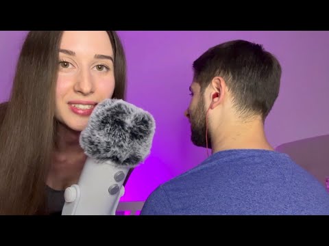 Видео: Делаю АСМР моему парню (который ненавидит АСМР)