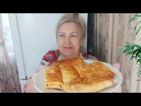 Видео: Безумно вкусные блинчики с мясом  Тонкие  кружевные с сочной мясной начинкой.Рецепт совсем простой