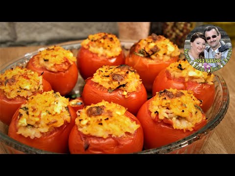 Видео: Фаршированные помидоры с рисом и сырами, в итальянском стиле. Очень вкусно.