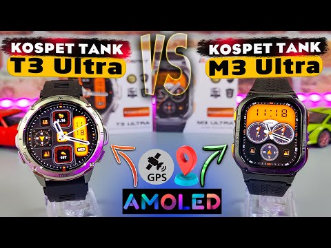 Видео: KOSPET TANK T3 Ultra и KOSPET TANK M3 Ultra 🔥 ОБЗОР СРАВНЕНИЕ БРУТАЛЬНЫХ ЗАЩИЩЕННЫХ СМАРТ ЧАСОВ !