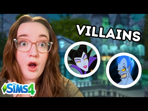 Видео: Перемещение ВСЕХ злодеев Disney на ОДИН участок в Sims 4