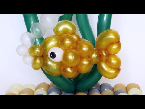 Видео: Золотая рыбка из шарика / One balloon Golden fish (Subtitles)