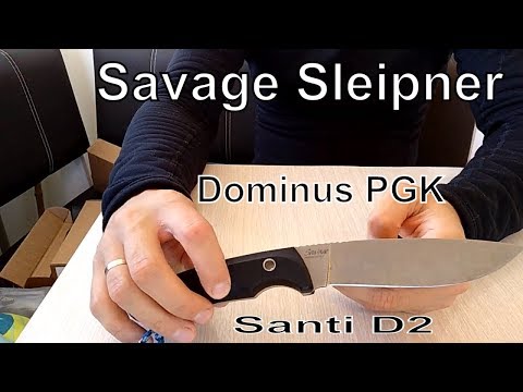 Видео: Анонс новинки 2018 Kizlyar Supreme и не только ! / Dominus PGK , Santi D2 , Savage Sleipner