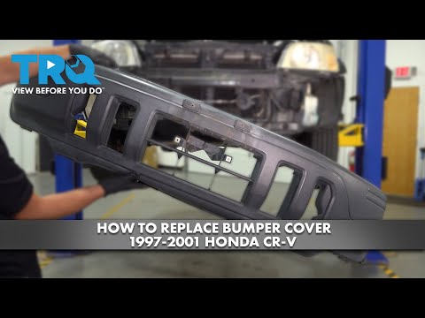 Видео: Как заменить крышку бампера на Honda CR-V 1997-2001 годов