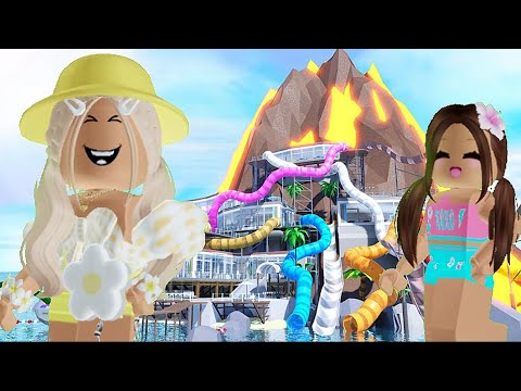 Видео: Я С ЕВОЙ В АКВАПАРКЕ🏝️🛝НА МАЛЬДИВАХ🏝️ #roblox #pandora