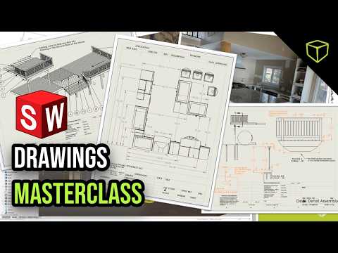 Видео: Учебное пособие по SOLIDWORKS — Советы и рекомендации по чертежам