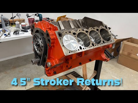 Видео: 580-кубовый двигатель Mopar Big Block Stroker вернулся! #mopar #engine #stroker