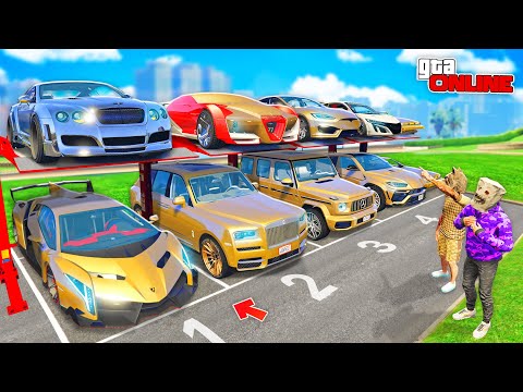 Видео: ВЫБИЛ САМУЮ ДОРОГУЮ ТАЧКУ НА БОГАТОЙ ПАРКОВКЕ! БИТВА РАНДОМА В GTA 5 ONLINE