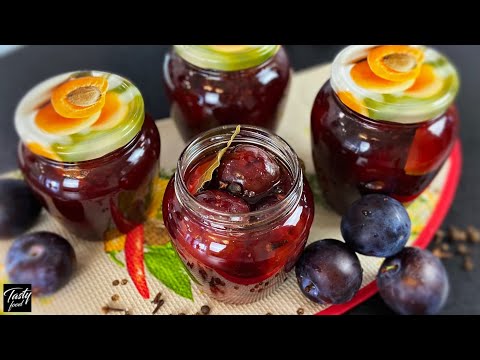 Видео: Супер Закуска! Маринованные Сливы на Зиму! Вкуснее Хрустящих Огурцов!