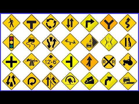 Видео: 50 основных дорожных знаков США, которые должен знать каждый водитель (часть 2)