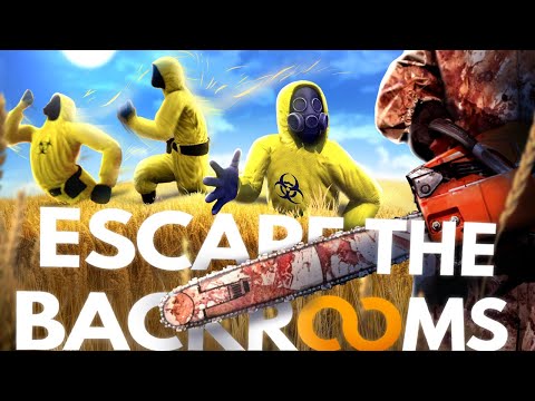 Видео: МАНЬЯК С БЕНЗОПИЛОЙ ИЗ ЗАКУЛИСЬЯ - Escape The Backrooms #10