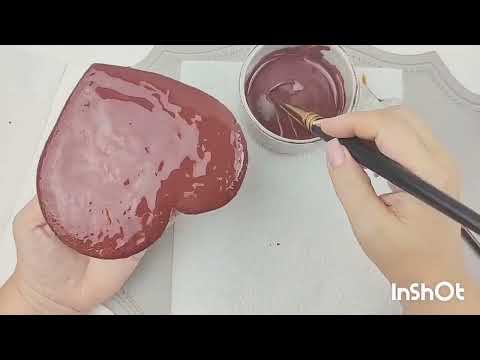 Видео: Рисуем на прянике СЕРДЦЕ С КЛЮЧОМ