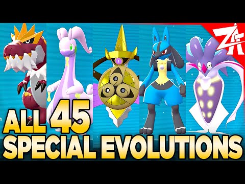 Видео: Все 45 специальных эволюций в Pokemon Legends Z-A