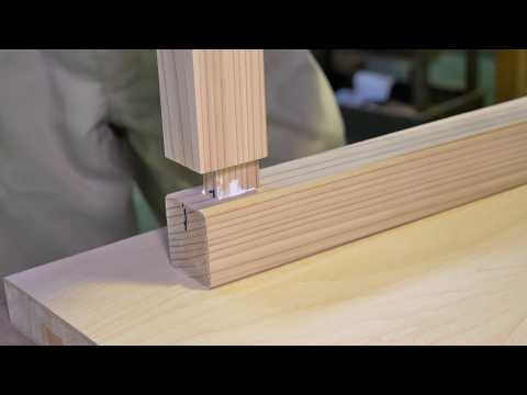 Видео: Стол с использованием техники "Хозо" - Без видимых гвоздей